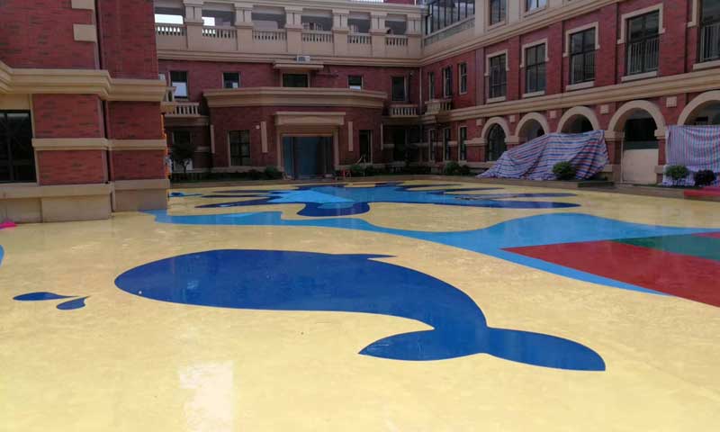 四川溫江宋慶齡幼兒園室外地板 四川溫江宋慶齡幼兒園室外地板