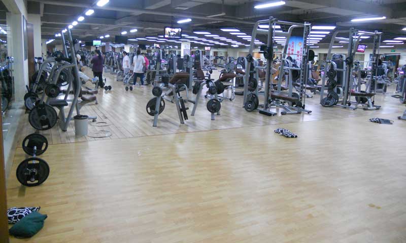 北京體育館健身房地板 北京體育館健身房地板