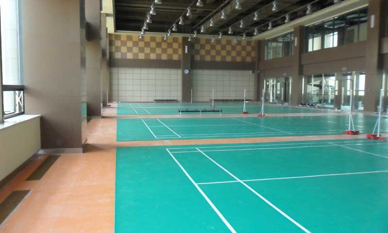 羽毛球塑膠地板圖片 羽毛球塑膠地板有哪些特點?
