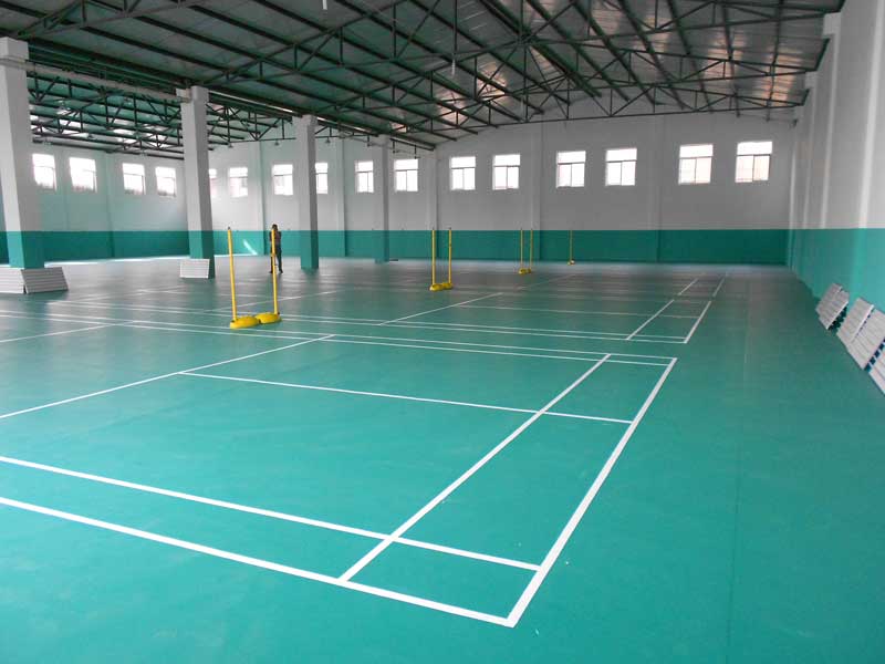 塑膠運動地板圖片 塑膠運動地板鋪設前的注意事項