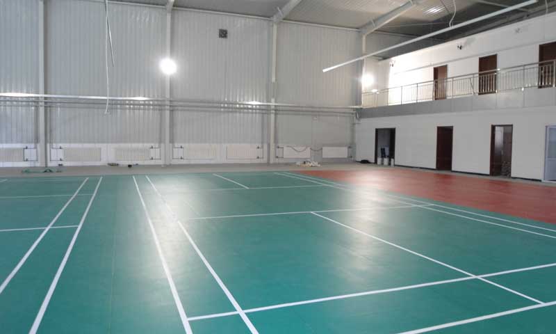 羽毛球場館地板圖片 運動地板生產廠家 羽毛球館地板是什么材料好